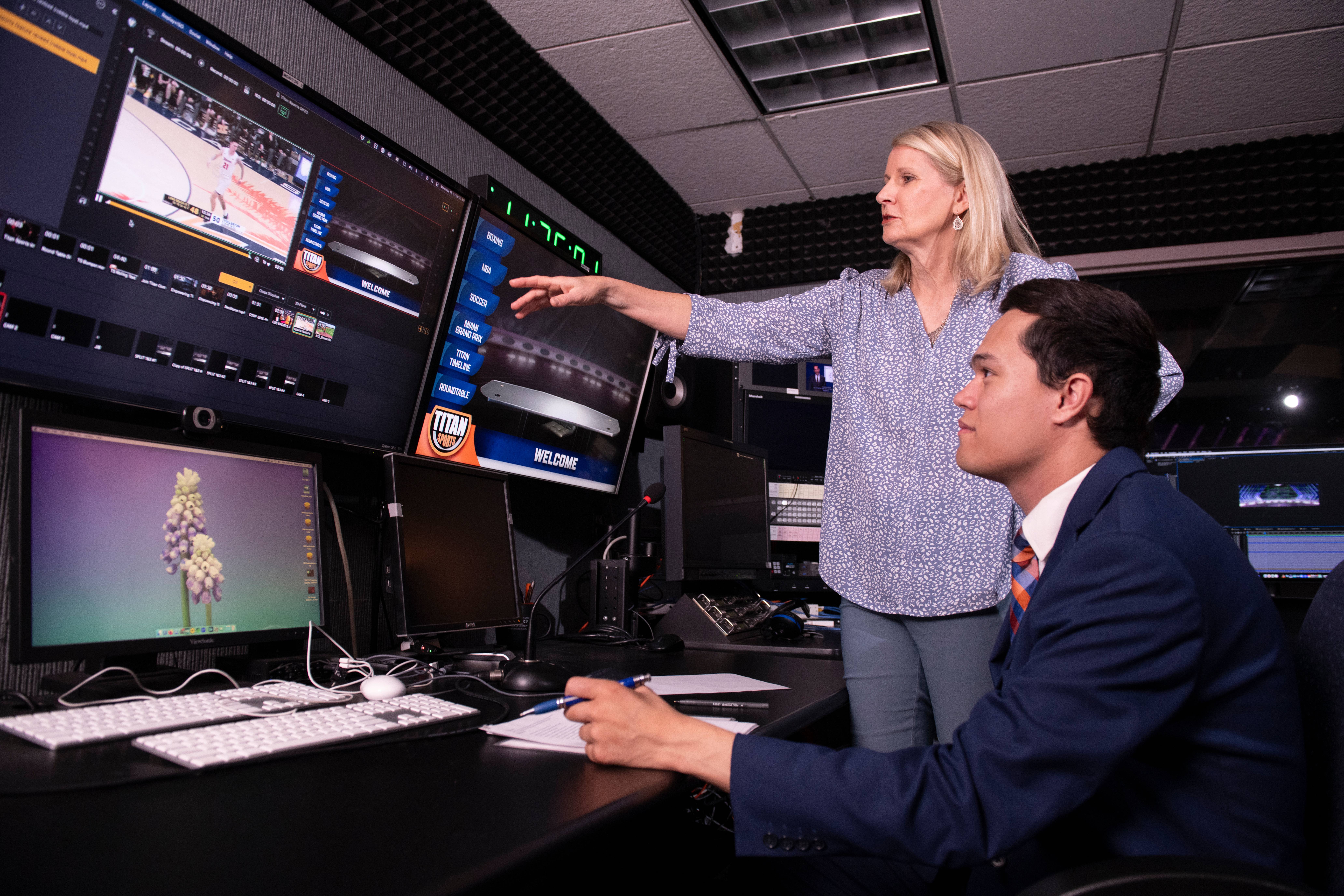 TV control room