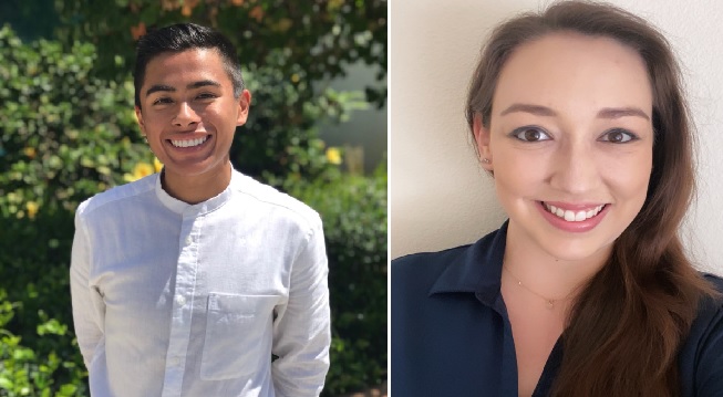 Outstanding Students Awards: Christopher Quintana & Kellie Tang