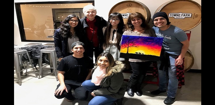 Students for Smiles’ fundraiser: Paint Night