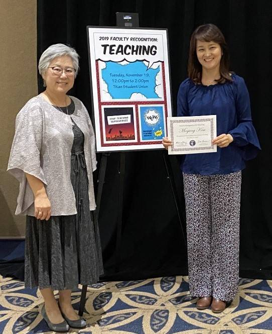 2019 CSUF Faculty Recognition: Teaching (Dr. Kim)