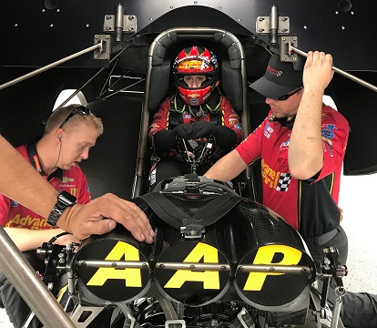 Courtney Force race prep