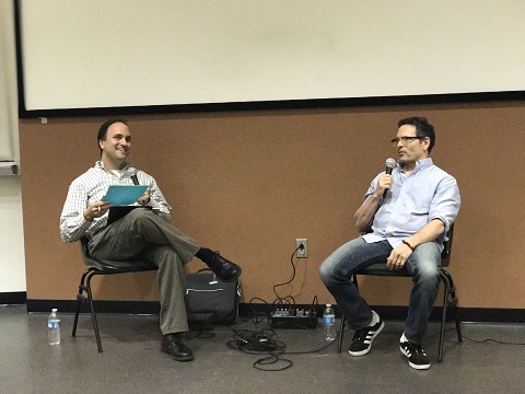 Producer and author Michael Beinhorn speaks to COMM students