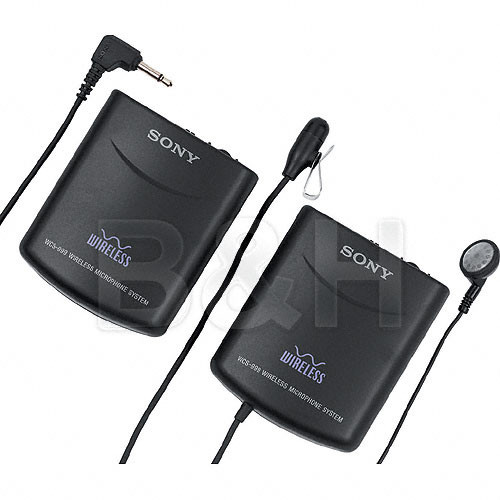 • Microphone Wireless Sony Lavalier (Walk-in Only)