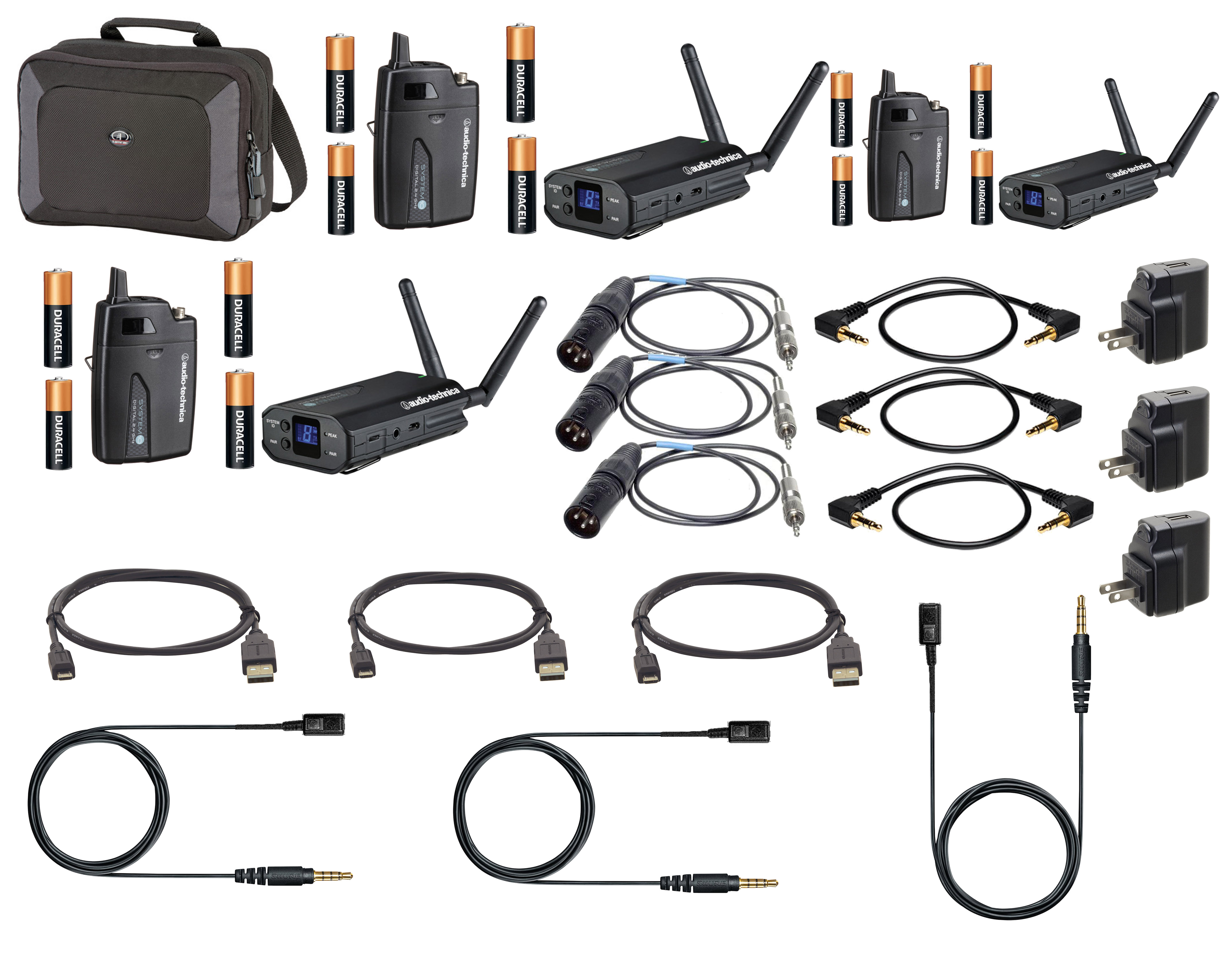 Wireless Lavalier Kit - (2) AT Sys.10 sets